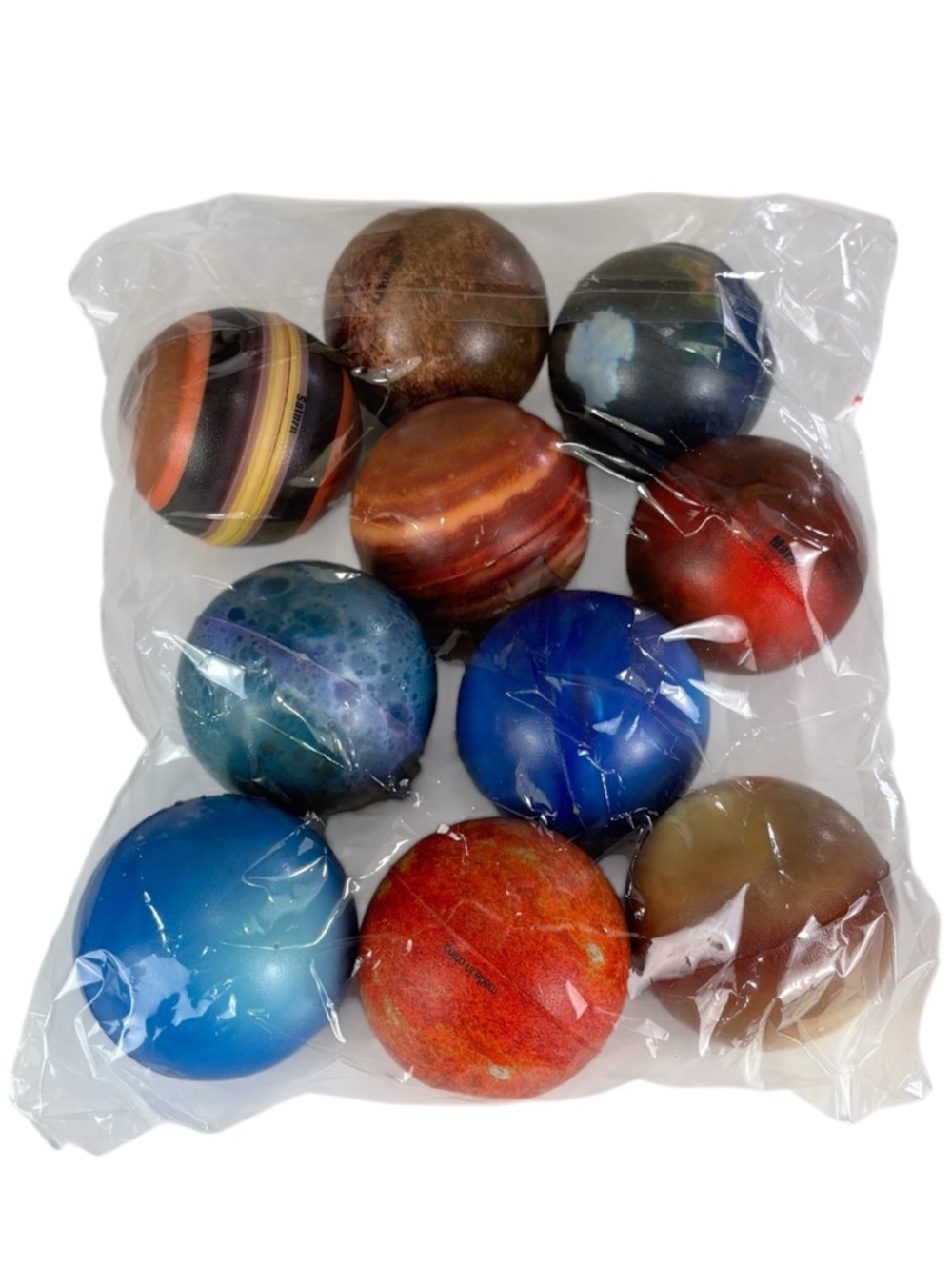 Solar System Planet Balls Anti-Stress balls set of 10 - Picture 5 of 17